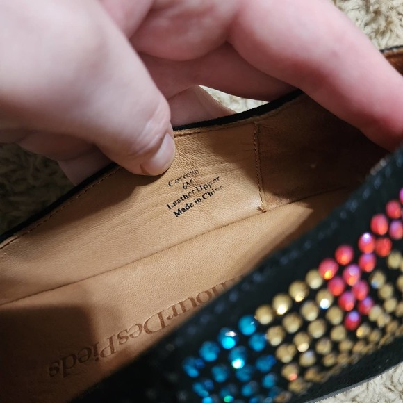 L'Amour des Pieds Women's Correze Black Suede size 6 Pristine - Picture 8 of 9